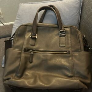 Green Leather Tumi